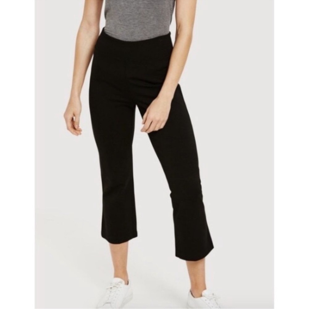 Kit + Ace Saturday Night Kick Flare Pants Black Stretch